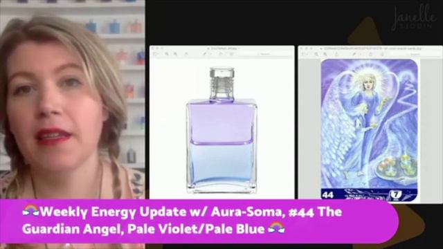 Aura-Soma #44, The Guardian Angel, Pale Violet(Lilac)/Pale Blue, Weekly Energy Update смотреть онлайн