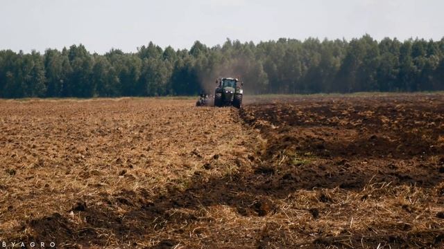 Вспашка торфяника / FENDT 1042 + RABE Marabu 180 / смотреть онлайн