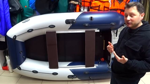 Нестандартная моторная лодка 290 см: 44-й баллон и ширина 160 см! смотреть онлайн
