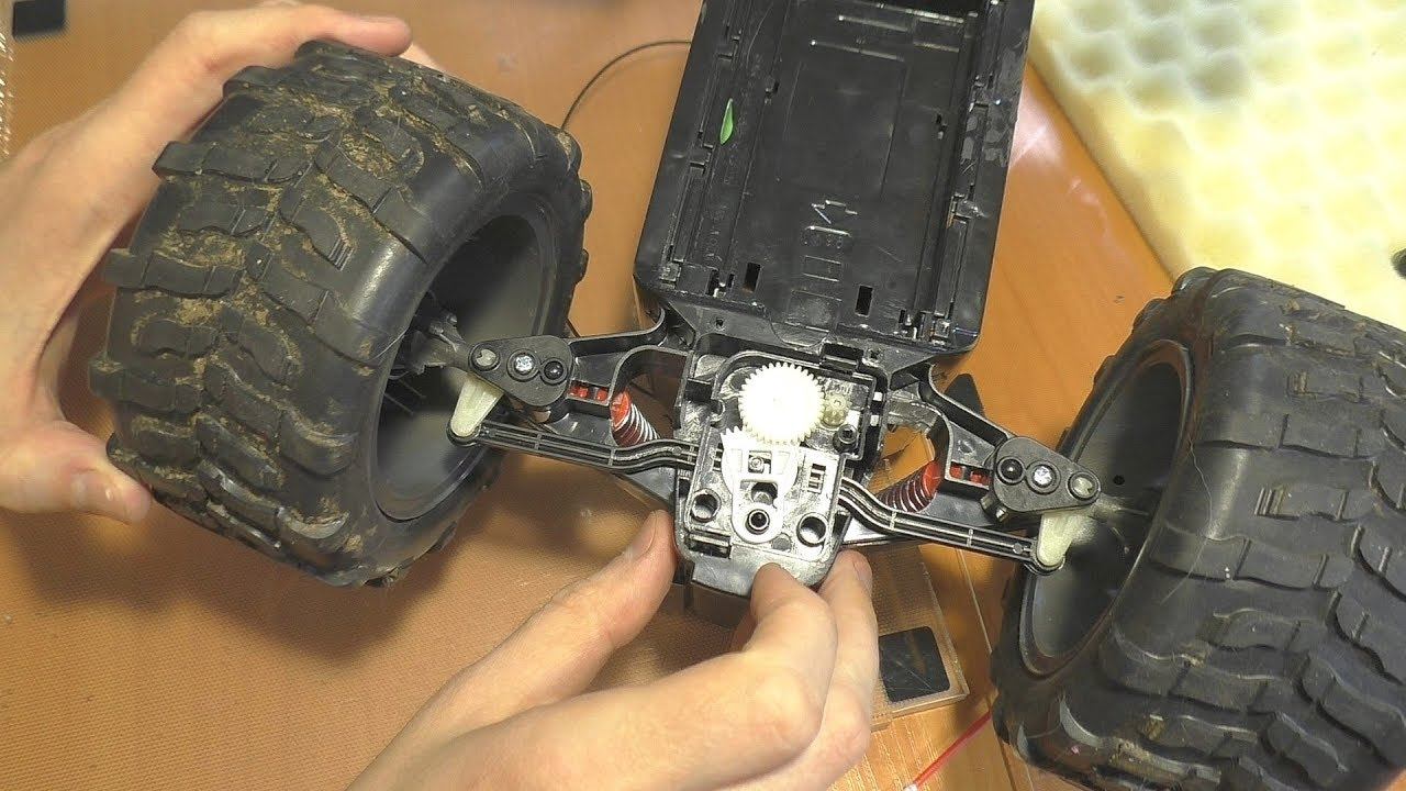 ДОРАБОТКА Р/У МОДЕЛИ АВТО: Увеличение угла поворота колёс (New Bright LR3) смотреть онлайн