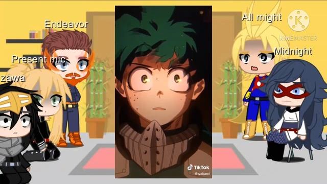|| Pro Heroes react || BHNA/MHA || Izuku tiktoks || 1/? || Ashley _ Gâcha || смотреть онлайн