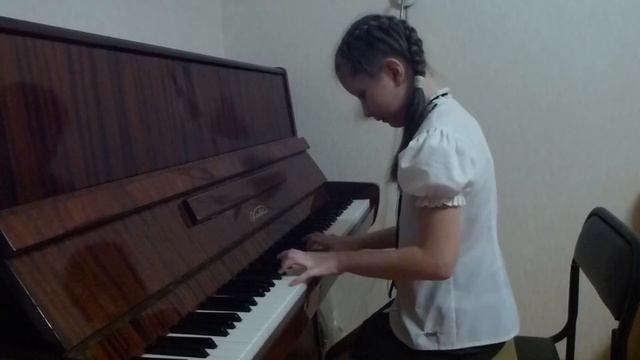 Лекшерова Полина, 9 лет. Р. Шуман "Фантастический танец" смотреть онлайн