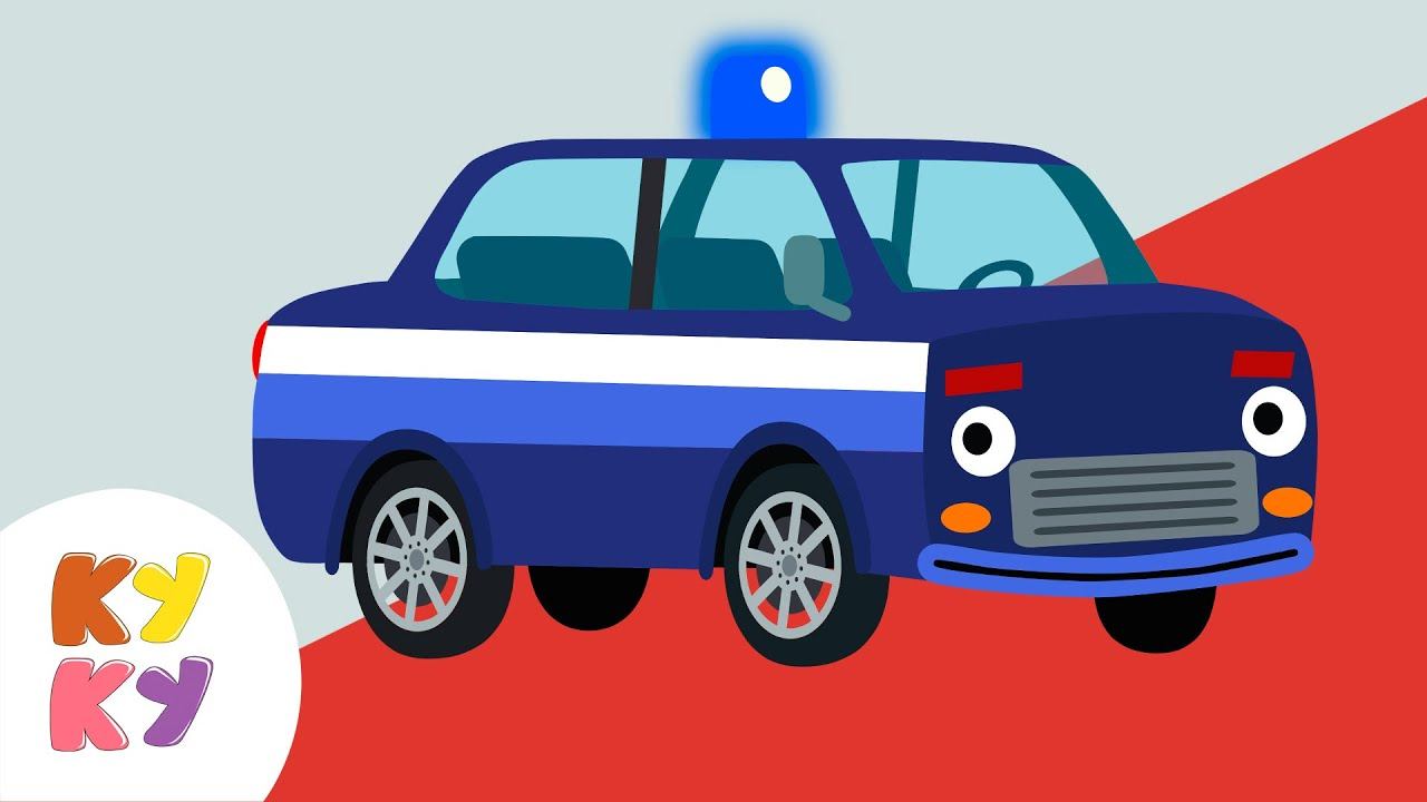 КУКУТИКИ - МАШИНКИ С МИГАЛКАМИ - Пожарная Машинка - детская развивающая песенка про разные машины смотреть онлайн
