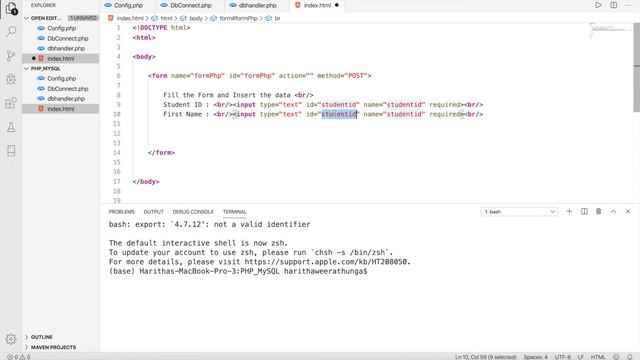PHP Sinhala tutorial - part 6 - Create HTML Form смотреть онлайн