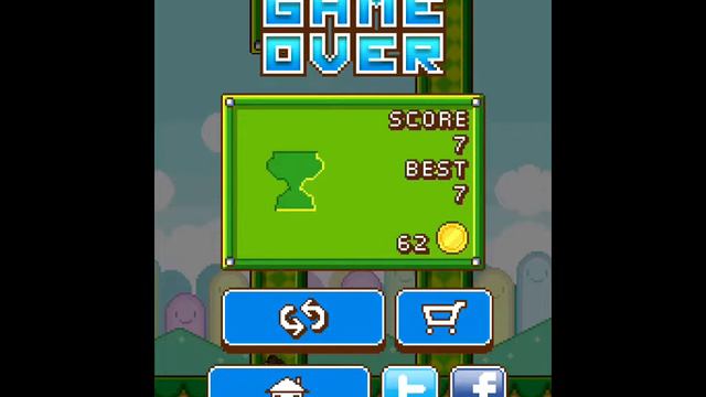 Flappy Wings - Flappy Birds! Супер простая и сложная игра! Первые рекорды 7 и даже 8 монет! Серия 1 смотреть онлайн