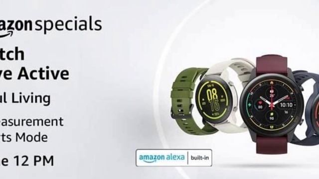 Mi Watch Revolve Active Launch in India with SpO2, VO2, Sleep, Stress and Breath Tracking, 110 face смотреть онлайн