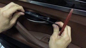 Как снять обшивку на BMW F10