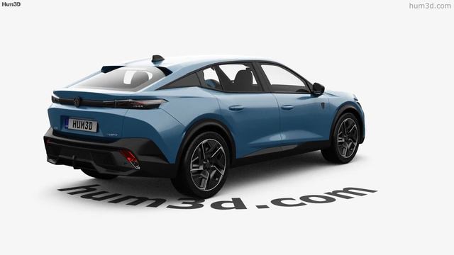 Peugeot 408 Hybrid 2023 3D Model By Hum3D.com