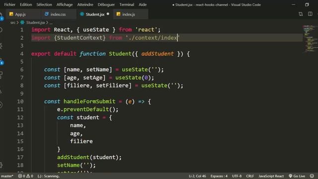 #react #hooks from scratch (useContext hook) смотреть онлайн