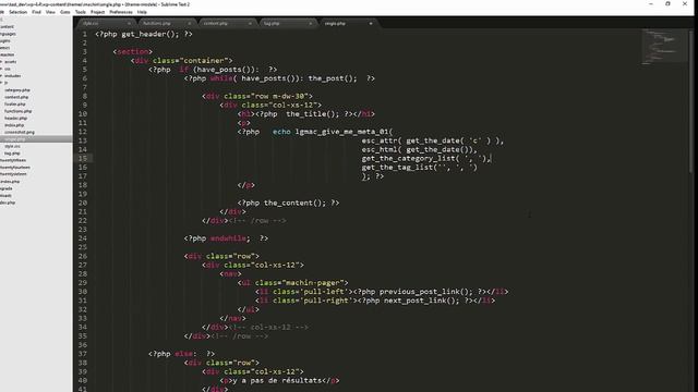 Créer un thème Wordpress (saison 1) - épisode 12/13 смотреть онлайн