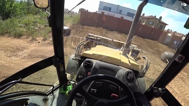 Готовим въезд на участок Cat 428 ep39 смотреть онлайн