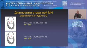 Вторичная митральная недостаточность. Новые диагностические потребности и лечебная тактика