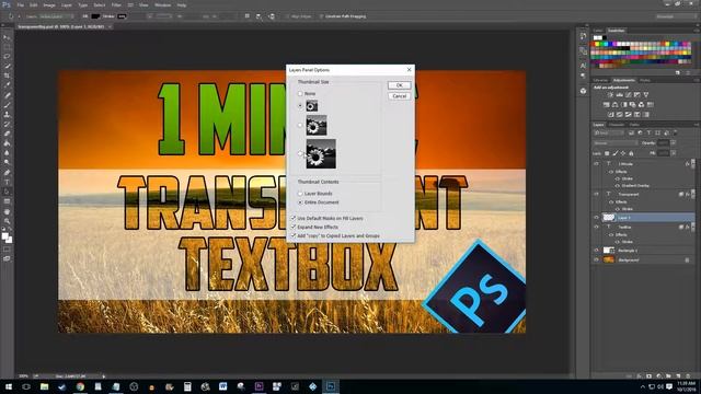Photoshop CC - How to Increase Layer Thumbnail Size смотреть онлайн
