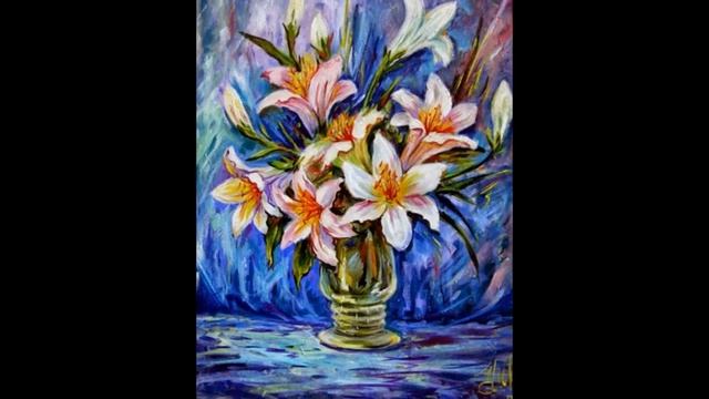 Натюрморт с лилиями.Часть 2 смотреть онлайн