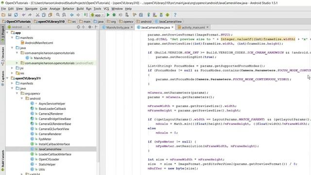 OpenCV camera display Orientation problem SOLUTION in Android Studio смотреть онлайн