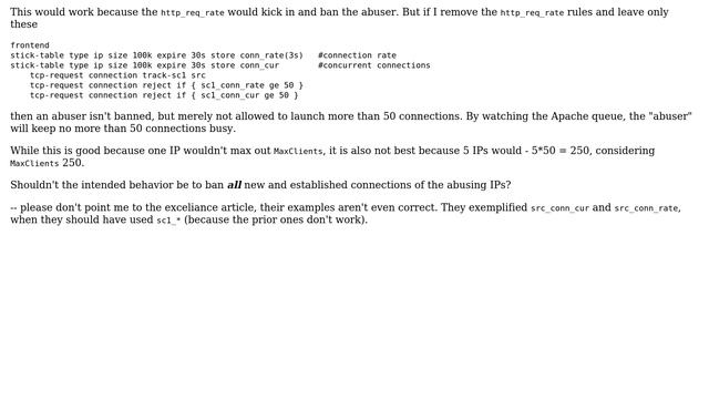 DevOps & SysAdmins: Haproxy rate limiting, conn_rate, conn_cur смотреть онлайн