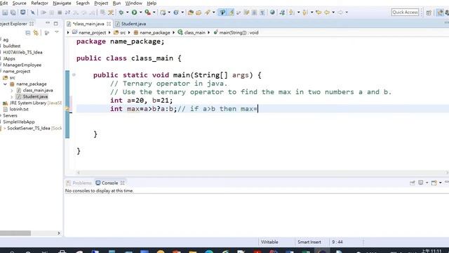 TERNARY OPERATOR IN JAVA | ALEX SANWITCH смотреть онлайн