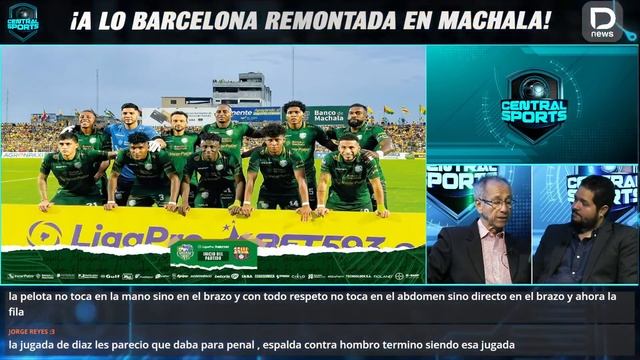 ¡CON POLÉMICO PENAL BARCELONA GANÓ EN MACHALA! #CENTRALSPORTS Prg. #852 смотреть онлайн