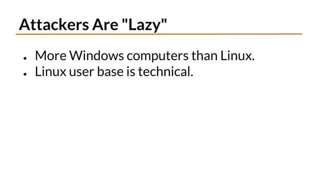 2.3 What Makes Linux Secure смотреть онлайн