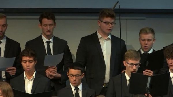 На кресте распят Божий Сын - поёт молодежный хор ц. Вифания MN