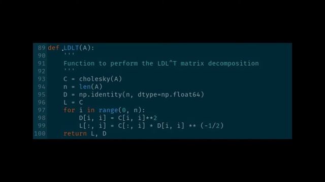 LDL Transpose (LDLT) Decomposition - Computational Linear Algebra смотреть онлайн