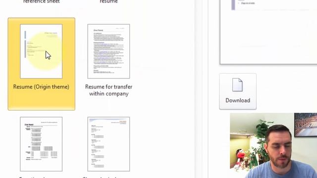 How to Find a Resume Template in Microsoft Word смотреть онлайн