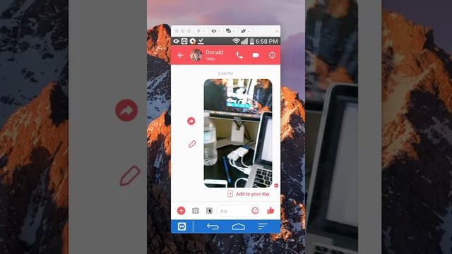 How To Send A Photo In Facebook Messenger Android смотреть онлайн