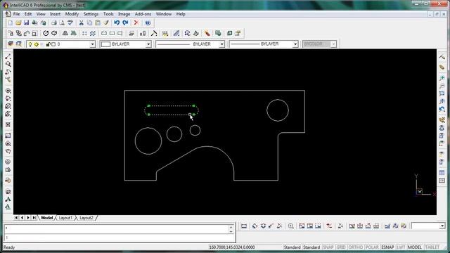 CMS IntelliCAD multiple area and perimeter calculation смотреть онлайн