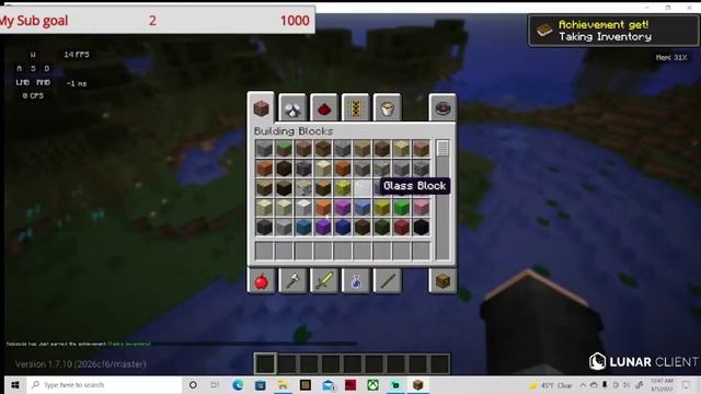 Lunar Client - Java edition my first time playing it! смотреть онлайн