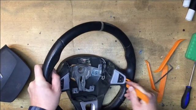 Как снять руль Рено Меган 3/renault megane 3 смотреть онлайн