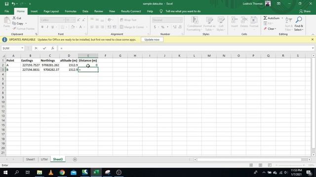 Find Distance Between 2 COORDINATES | Find Distance Between Coordinates in Excel смотреть онлайн