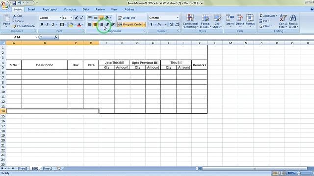 Billing Part 1 | How to Prepare Bill of Quantity (BOQ) in Excel | Contractor Running Bill Format смотреть онлайн