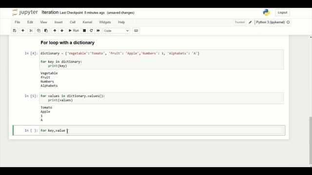 Iterations (Loops) in python смотреть онлайн