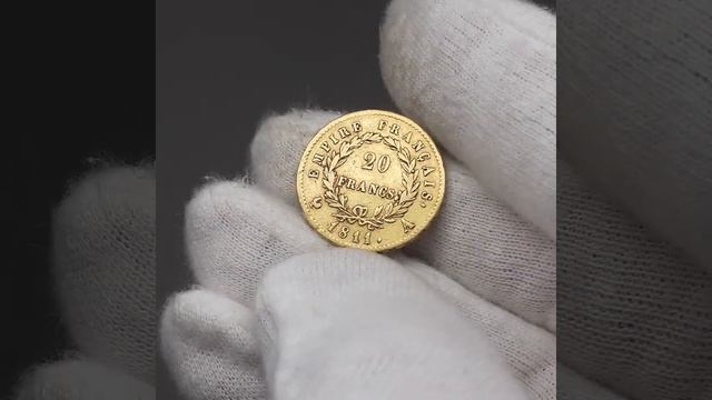 1811 A 20 Francs France Gold Coin Napoleon Bonaparte Paris Mint смотреть онлайн