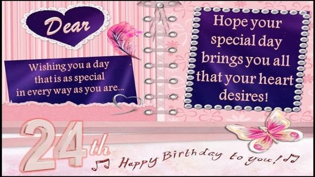 24th Birthday Greetings смотреть онлайн