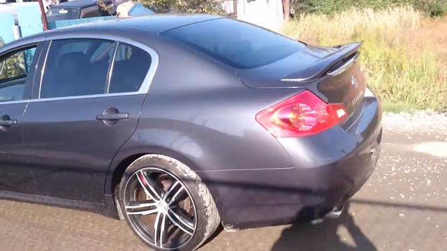 Видео-тест автомобиля Nissan Skyline (PV36-200590, VQ35HR, 2006г) смотреть онлайн