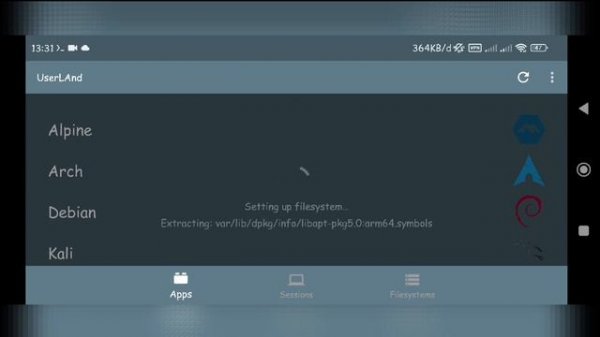 Install Linux With Userland On Termux Android