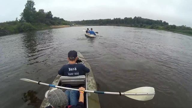 На байдарках по р.Клязьме смотреть онлайн