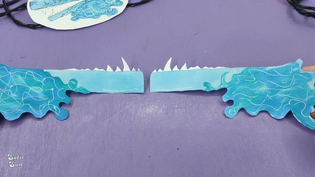 Водяной волк из бумаги на руку. DIY Sofit Sun смотреть онлайн