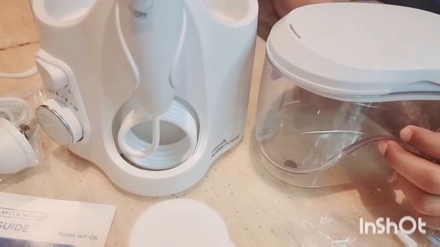 Waterpik(whitening) Waterfloss Safe & Gentle precision whitening смотреть онлайн