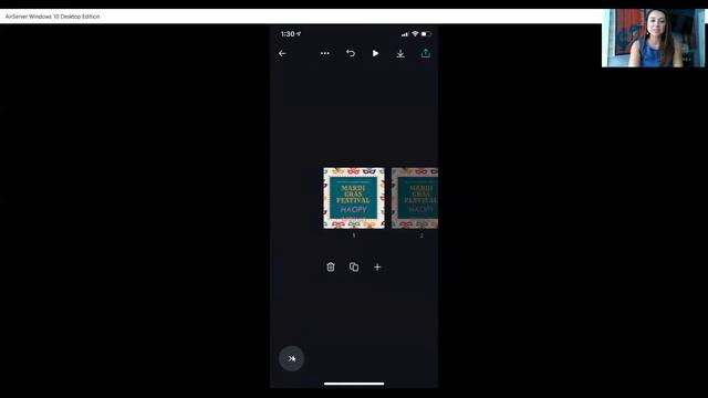 SHOW YOU HOW SIMPLE IT IS TO USE THE CANVA MOBILE APP... смотреть онлайн