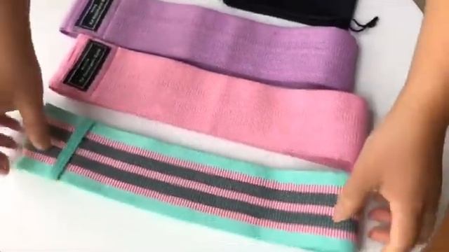 Фитнес резинки, набор 3 штуки смотреть онлайн