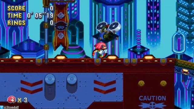 Меню выбора уровней в Sonic Mania (PC) с геймпада смотреть онлайн
