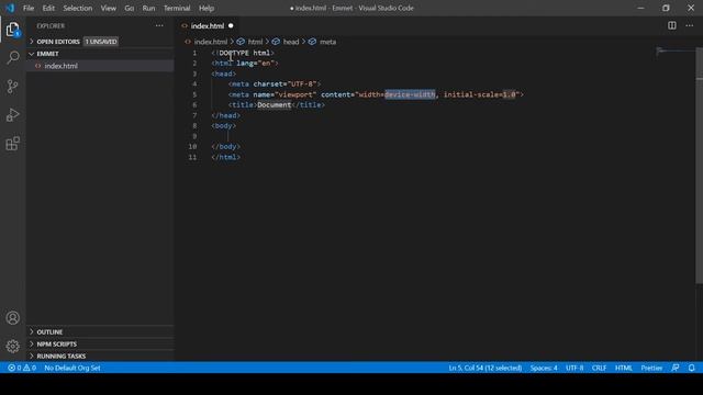 Emmet Not Working in Visual Studio Code | Emmet Solution | Visual Studio Code смотреть онлайн