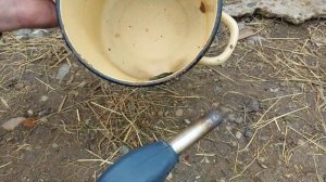 Жалко выбрасывать кастрюлю!Заклеиваем дырку смолой! #смола