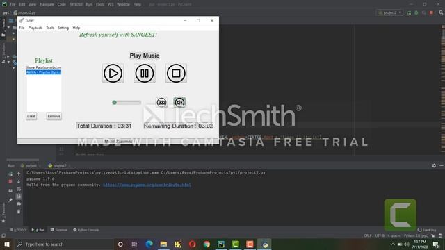 Music Player Using Python GUI смотреть онлайн