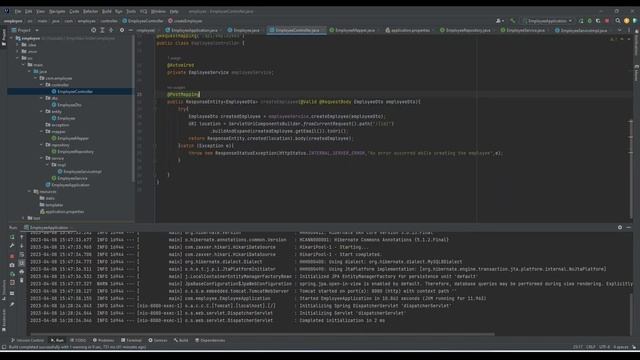 Employee Management System In Spring Boot | Spring Boot Crud Project смотреть онлайн