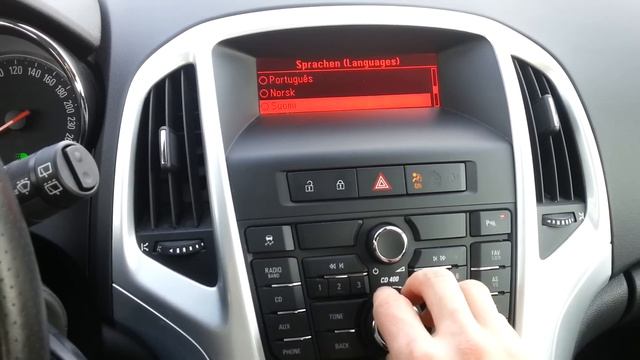 Opel Astra J IV zmiana języka menu na polski смотреть онлайн