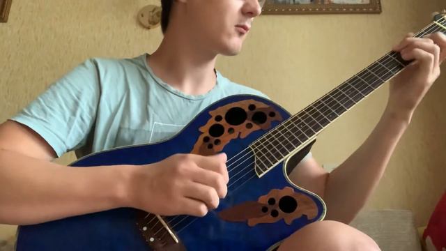 Ovation CC44 Quilted Maple Blue смотреть онлайн