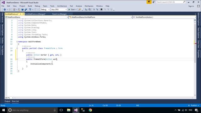 C# Tutorial - Wait Form Dialog | FoxLearn смотреть онлайн